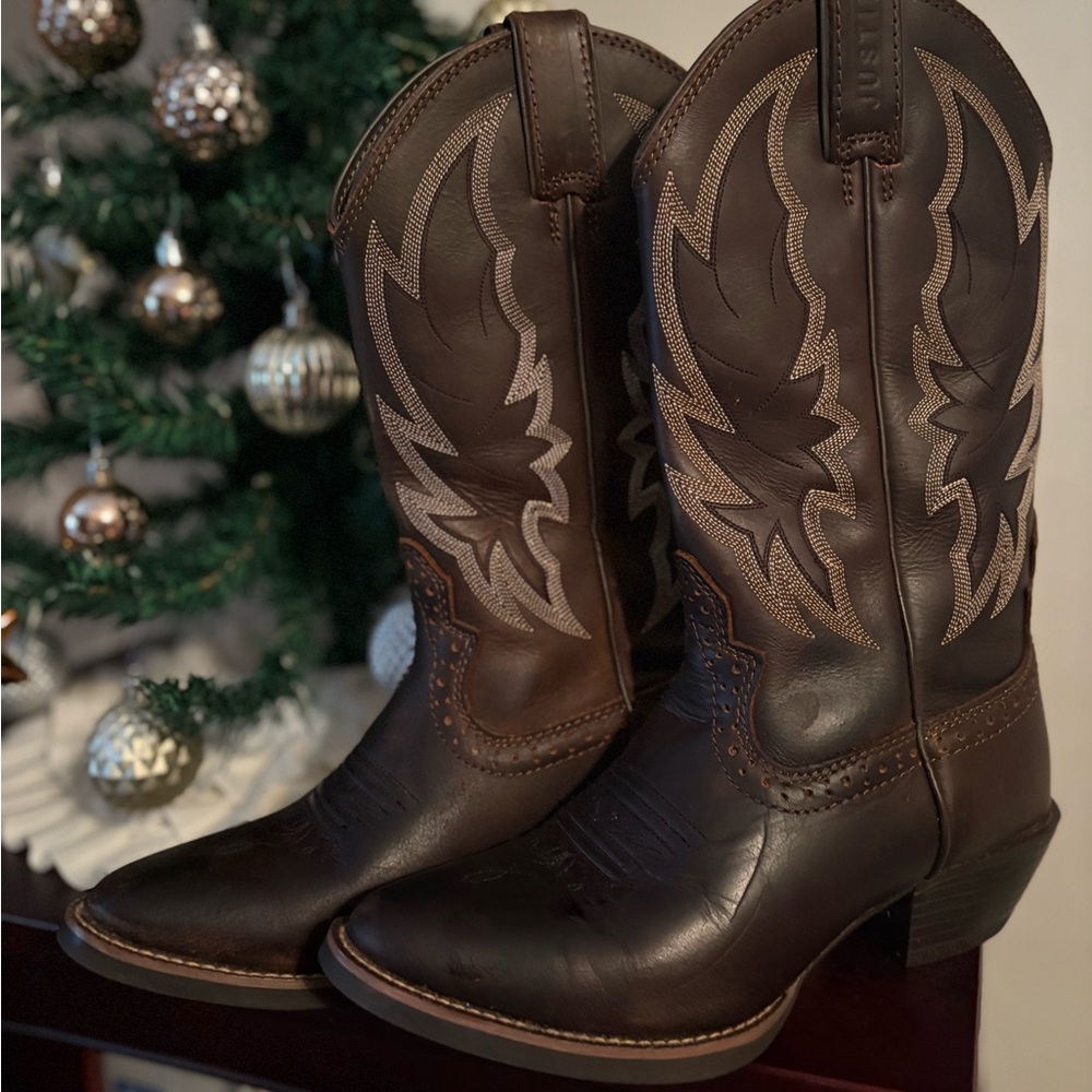Justin Boots Brown Western Women's Boots